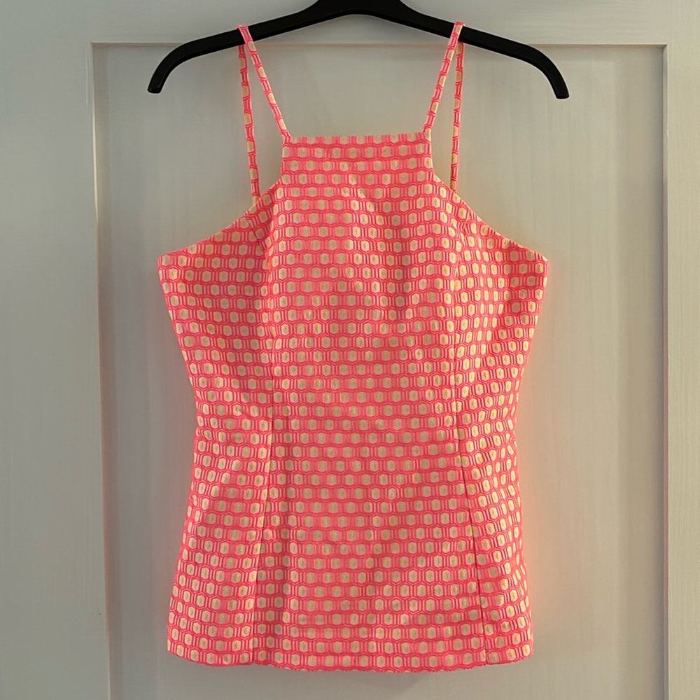 Lilly Pulitzer Size 6 Hot Pink Top - Picture 1 of 7